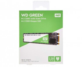 Ổ cứng SSD WD Green 120GB M.2 2280 (Đọc 545MB/s - Ghi 430MB/s) - (WDS120G2G0B)